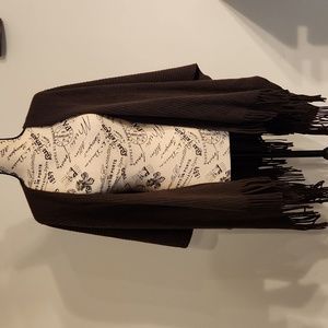 Ladies fringed shawl